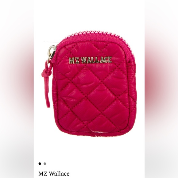 MZ Wallace Punch Rec Metro Link  Pouch with Diamond Pattern new with tags - Picture 1 of 6
